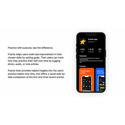 Mockup of app on the App Store.
